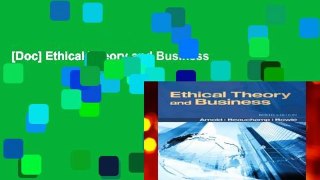 [Doc] Ethical Theory and Business