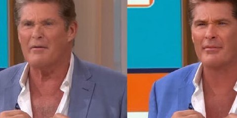 David Hasselhoff retorna a sus "años mozos" y vuelve a ser Michael Knight por un momento