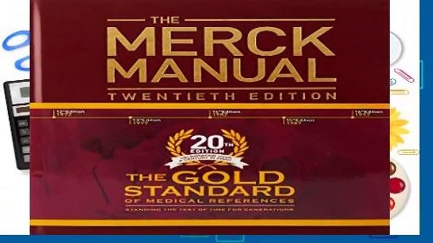 [Doc] The Merck Manual of Diagnosis and Therapy, 20e