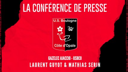 J8 Conférence de presse avant match Gazelec Ajaccio - USBCO