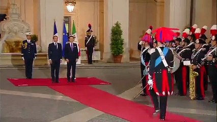 Roma - Conte riceve Macron (18.09.19)