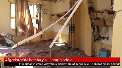 Afganistan'da bomba yüklü araçla saldırı