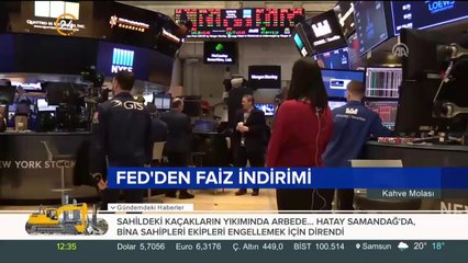 FED'den faiz indirimi