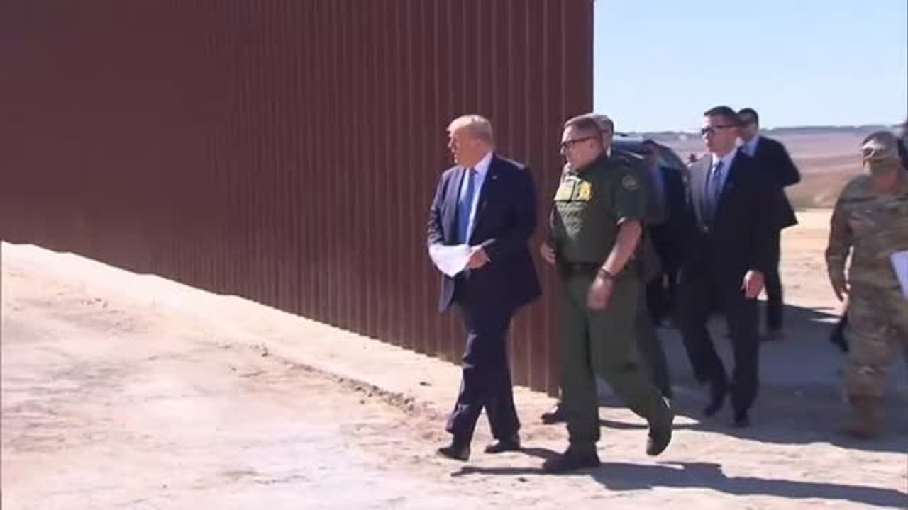 Trump califica la construcción del túnel fronterizo con México de "emergencia nacional"