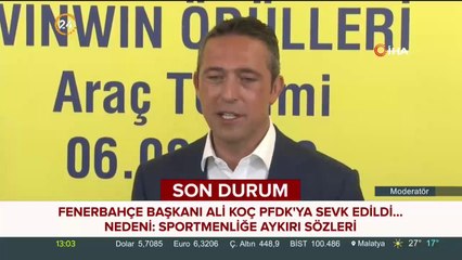 Ali Koç, PFDK'ya sevk edildi
