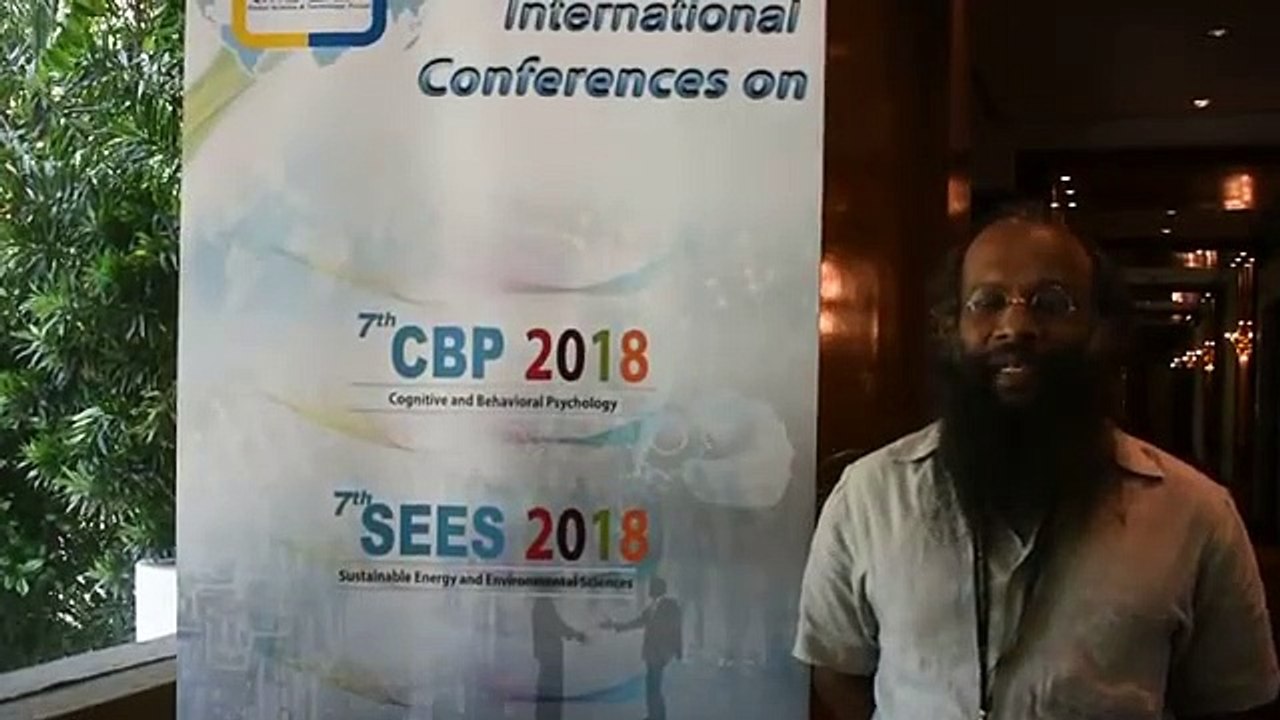Assoc Prof. Jude L. Fernando at SEES Conference 2018 by GSTF Singapore