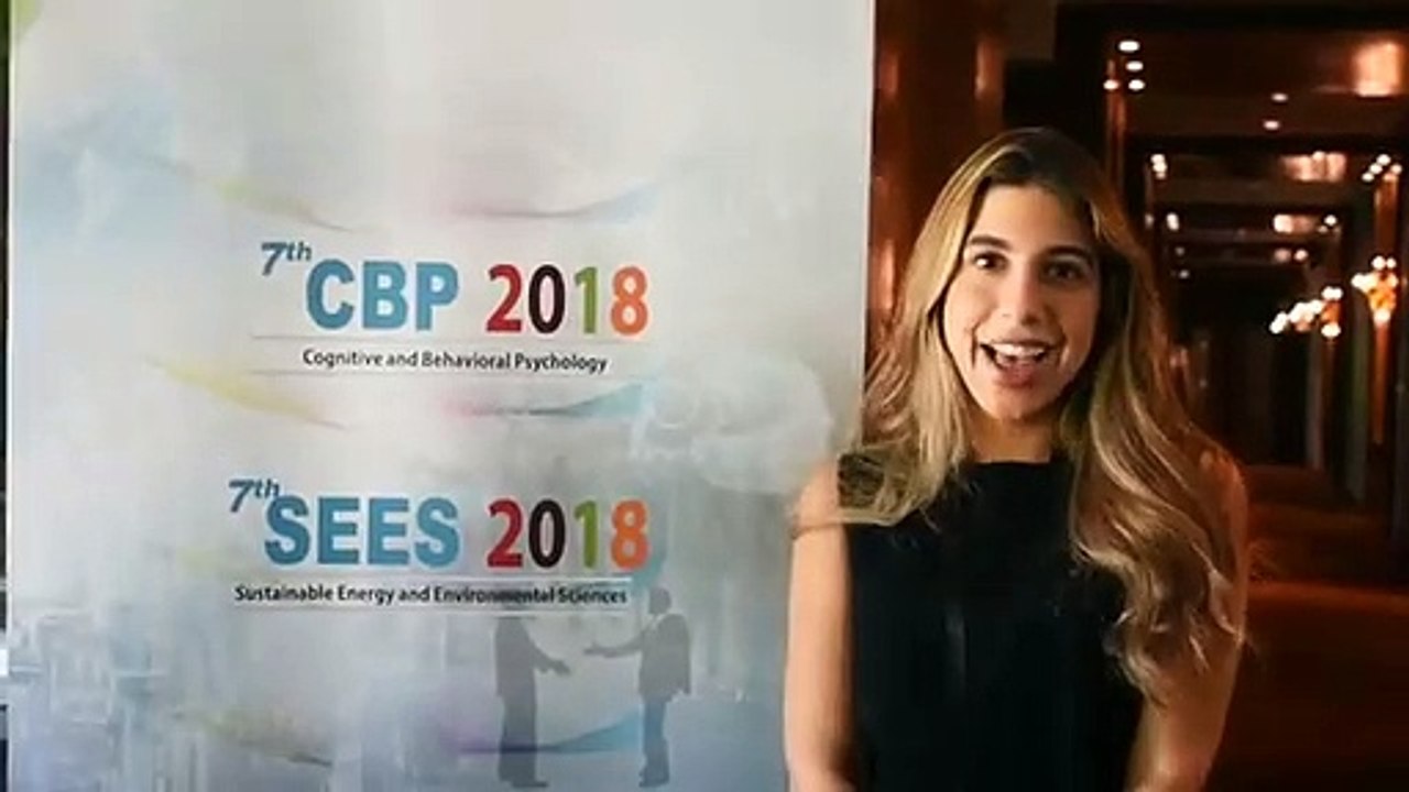 Ms. Raghad Majid Abulhasan at SEES Conference 2018 by GSTF Singapore