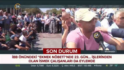 İSMEK işçilerinin eylemi 23. gününde