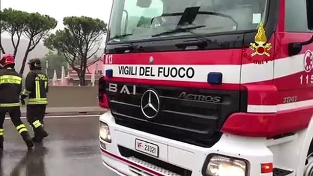 Ravenna - Incidente stradale sulla SS72 consolare RN-RSM (19.09.19)