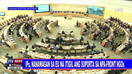 IPs, nanawagan sa EU na itigil ang suporta sa NPA-front NGOs