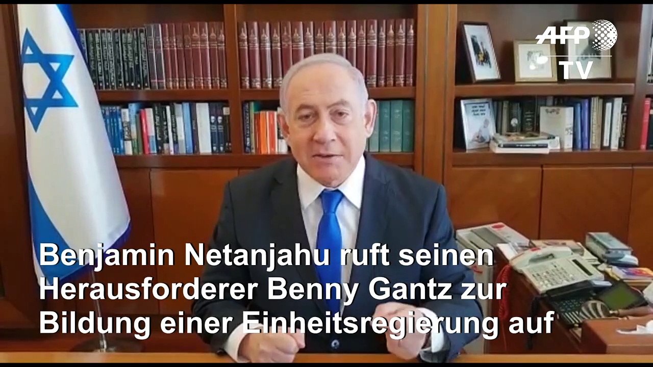 Netanjahu will jetzt eine Einheitsregierung