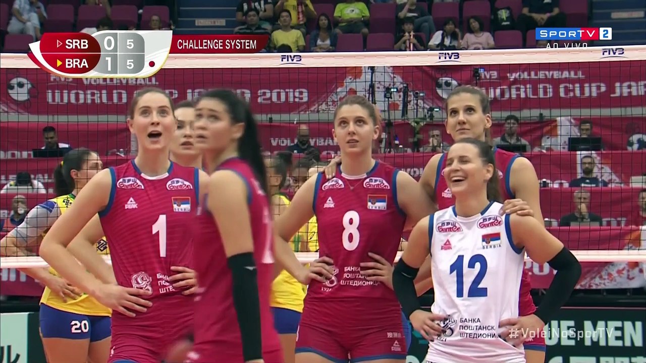 Brasil x Sérvia - Copa do Mundo de Vôlei Feminino