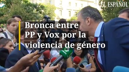 Bronca entre PP y Vox por la violencia de género
