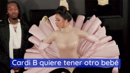 Cardi B quiere tener otro bebé