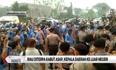 Riau Diterpa Kabut Asap, Kepala Daerah Malah Luar Negri