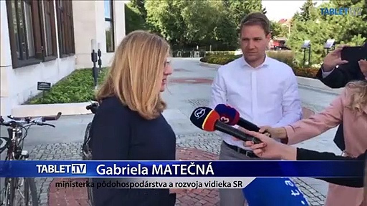 ZÁZNAM: Brífing ministerky pôdohospodárstva a rozvoja vidieka SR Gabriely Matečnej