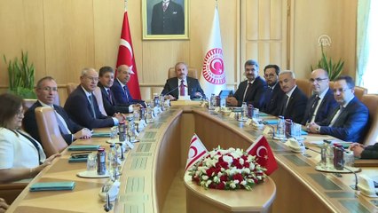 TBMM Başkanı Mustafa Şentop'un kabulü - TBMM