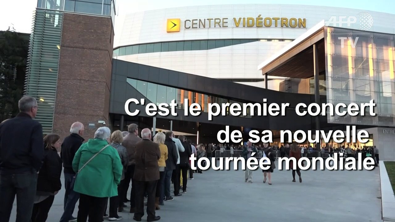 Céline Dion enflamme Québec au début de sa nouvelle tournée mondiale