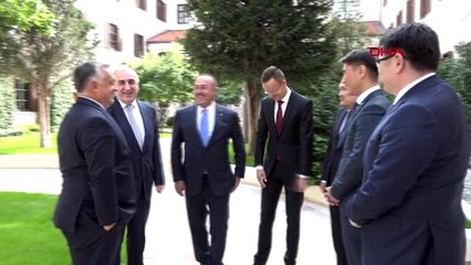 Dha dış 'çavuşoğlu, macaristan başbakanı'nın bakanları kabulüne katıldı