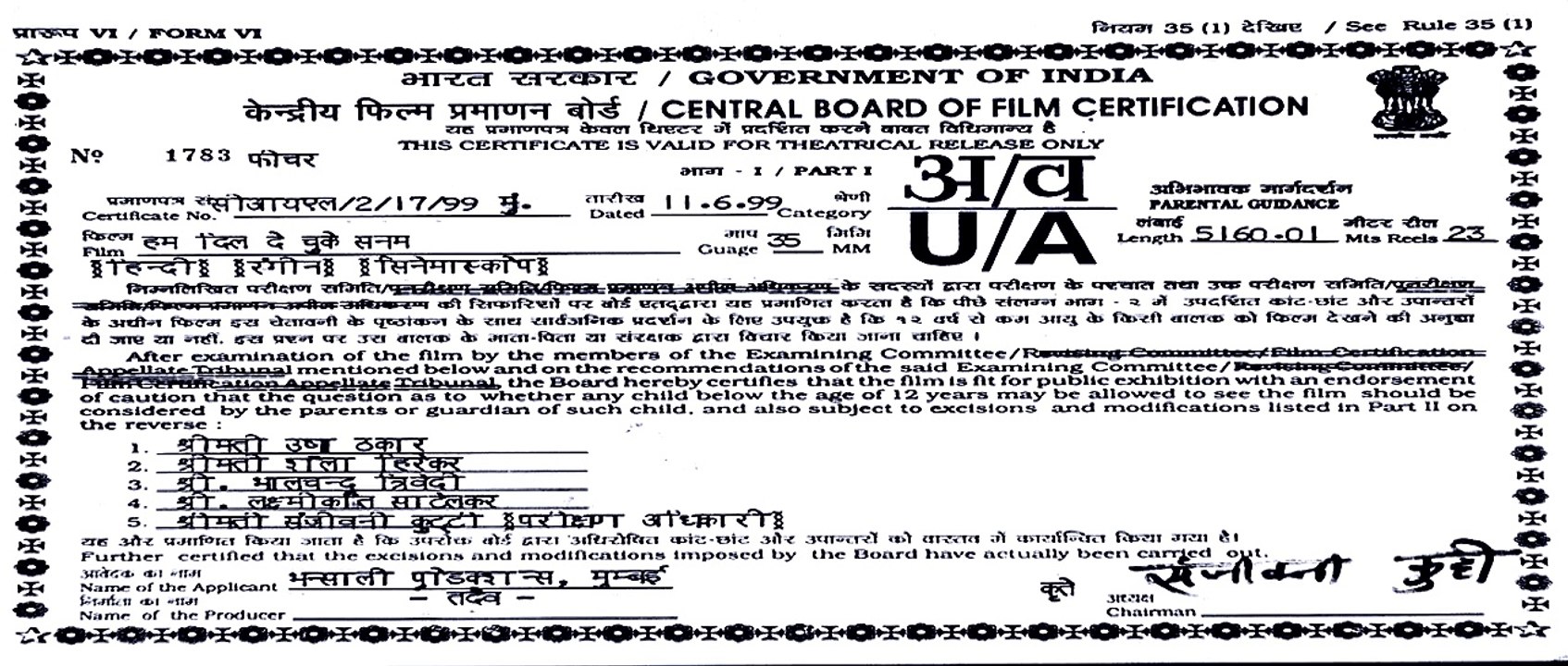 Hum Dil De Chuke Sanam Part 1 - Salman Khan, Aishwarya Rai