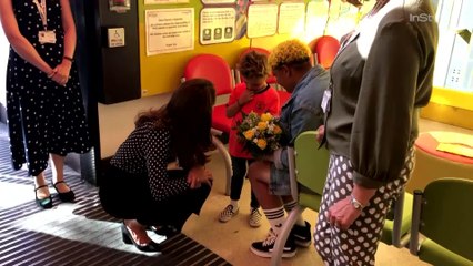 Kate Middleton Visits the Sunshine House Children and Young People's Health and Development Center