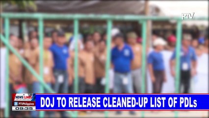 DOJ to release cleaned-up list of PDLs