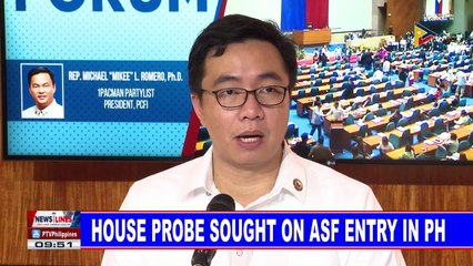 House probe sought on ASF entry in PH