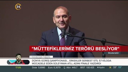"Müttefiklerimiz terörü besliyor"