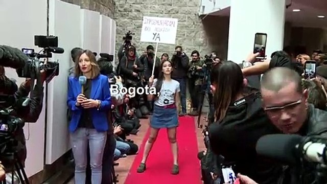 Ex-FARC guerrillas hold fashion show to promote peace, reconciliation