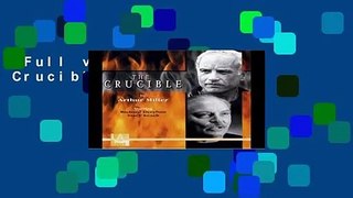 Full version  The Crucible  For Kindle