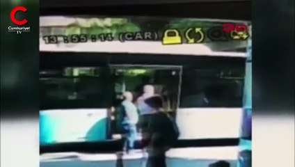 Kendisini uyaran yolcuyu darb etti