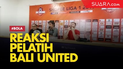 Komentar Pelatih Bali United Setelah Kalahkan Persija