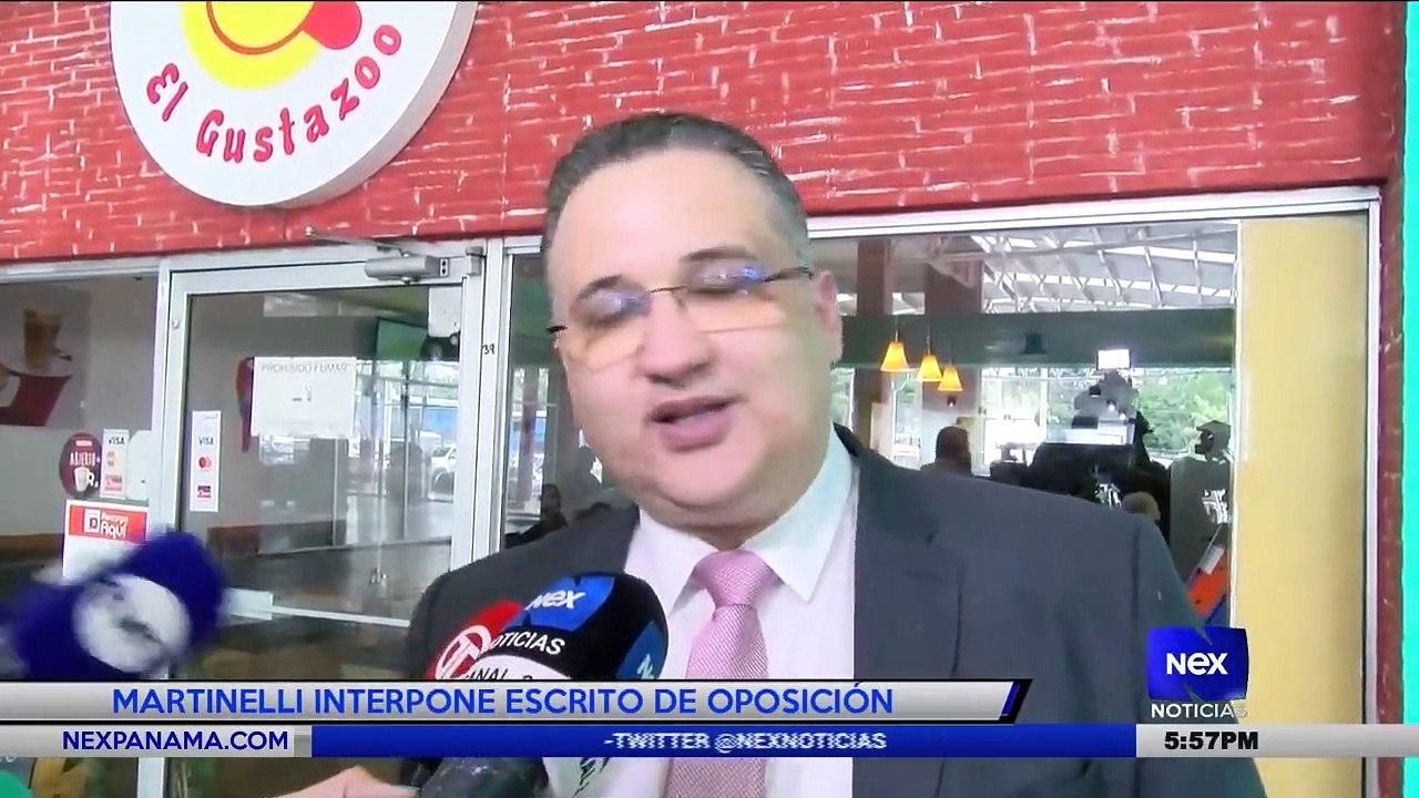 Ricardo Martinelli interpone escrito de oposición - Nex Noticias