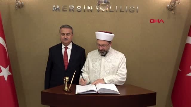 Diyanet işleri başkanı erbaş islam denge dinidir