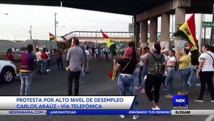 Protesta por alto nivel de desempleo en la provincia de Colón - Nex Noticias
