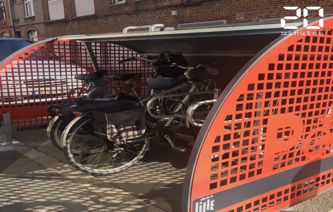Lille: Les box à vélo débarquent dans l'espace public