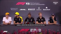 F1 2019 Singapore GP - Thursday (Drivers) Press Conference