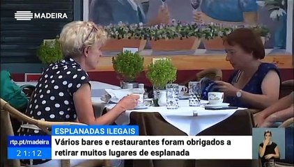 Esplanadas Retiradas pela Fiscalização da Câmara do Funchal