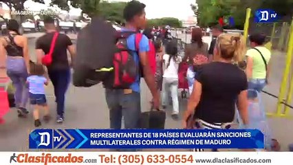 Representantes de 18 países evaluarán sanciones multilaterales contra Régimen de Maduro | El Diario en 90 segundos