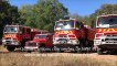manoeuvre feu de forêt des pompiers de saone-et-Loire