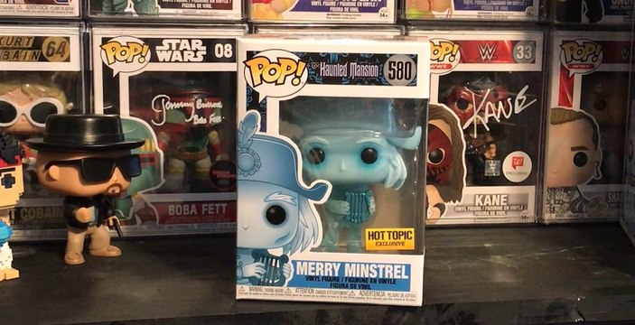 Disney Haunted Mansion Merry Minstrel Hot Topic Exclusive Vinyl Figure