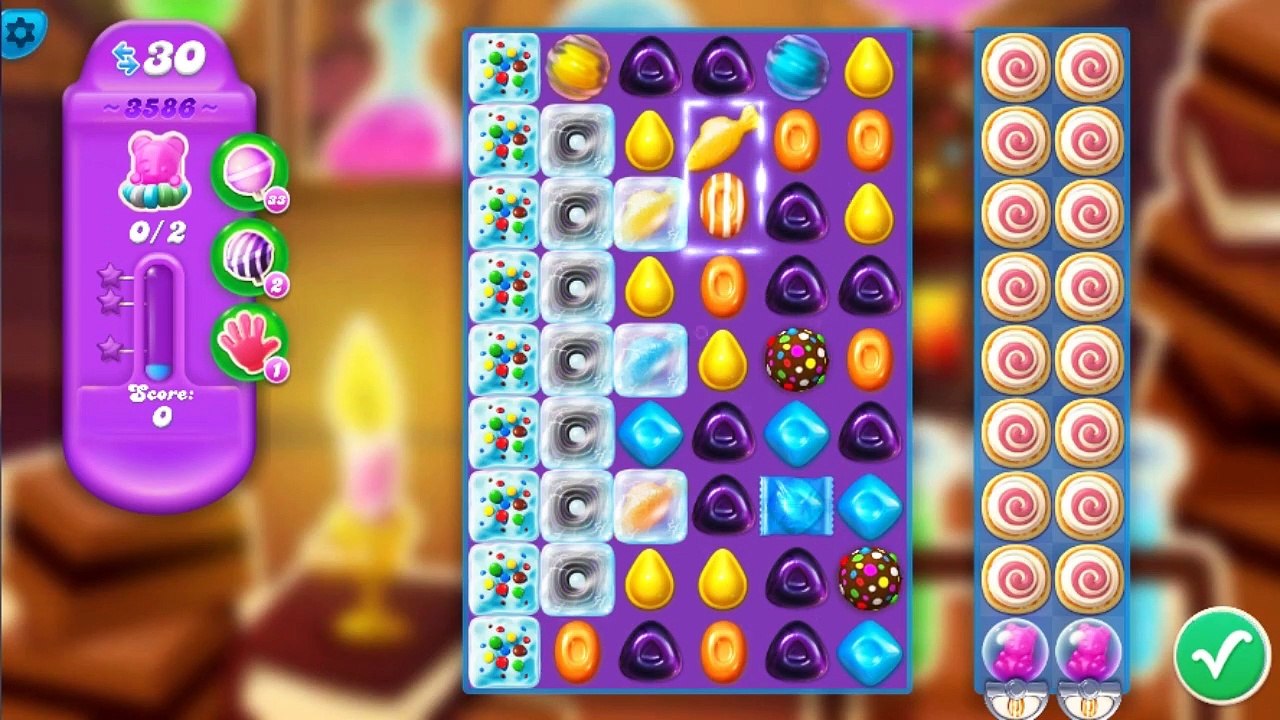 CANDY CRUSH SODA Saga Level 3586