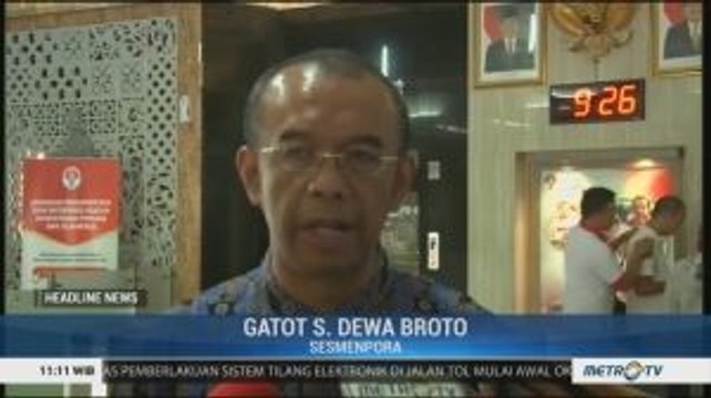 Tersangka, Menpora Mengundurkan Diri