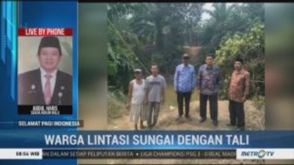 Sekda Rokan Hulu: Jembatan Tali untuk Barang, Bukan Manusia atau Kendaraan