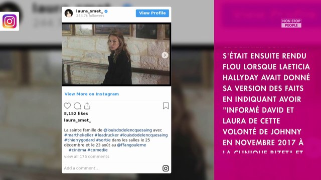 Laura Smet : son coup de gueule envers Laeticia Hallyday sur les volontés de son père