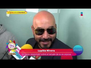 ¿Lupillo Rivera piensa en quitarse el tatuaje de Belinda? | Sale el Sol