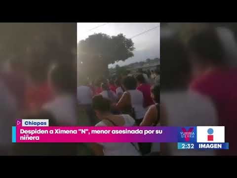 Despiden a Ximena N , una niña de 6 años asesinada por su niñera | Noticias con Yuriria Sierra