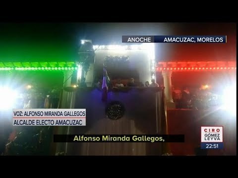 ¡Desde la cárcel! alcalde electo dio el Grito de Independencia | Noticias con Ciro Gómez Leyva