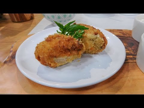 ¡La chef Linda Cherem prepara pechugas rellenas de champiñones! | Sale el Sol