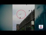 Se accidente paracaidista durante desfile militar | Noticias con Ciro Gómez Leyva